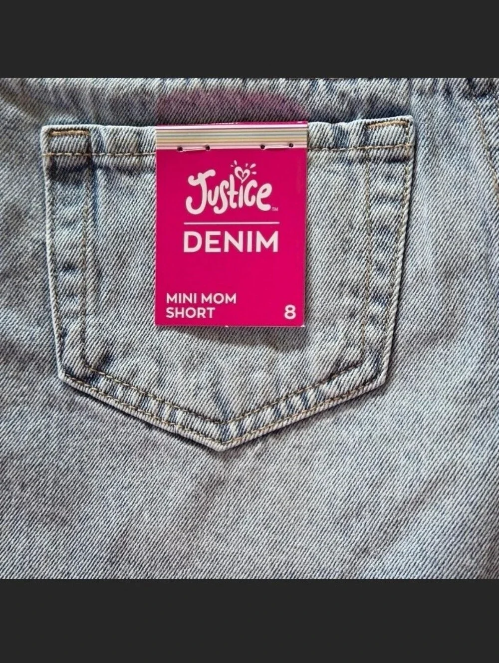 Justice blue denim